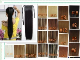 human hair ponytail extensions in Womens Hair Extensions
