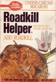 Road Kill Helper Funny Refrigerator Magnet / Tool Box Magnet