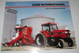  IH International 1250 1350 Grinder Mixer Sales Brochure literature