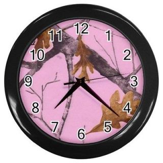   Girl Pink Realtree Camo Wall Clock Bedding Bath Gift  99