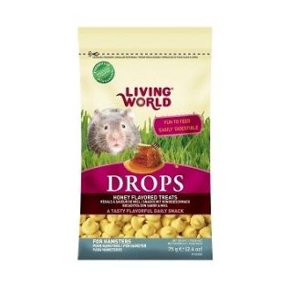 Hagen Living World DROPS Hamster Treat Honey 2.6oz