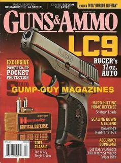 GUNS&AMMO 2011 RUGER 17oz AUTO Magnum.44 LES BAER .308 BROWNING 
