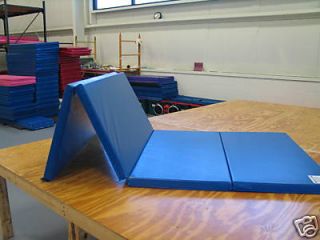 THICK 4x8 BLUE Gymnastics Gym Exercise Aerobics Mats