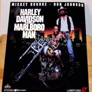 Harley Davidson and the Marlboro Man Rare LaserDisc Action