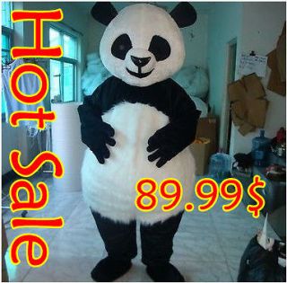   Panda Bear Mascot Fancy Party Dress Halloween Costume Cartoon Suit