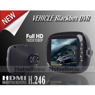 HD HDMI 1080P H.264 2.7 Wide 120° 16X Zoom Seamless Car Dash Camera 