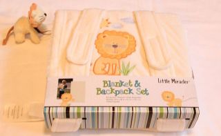   Blanket & Backpack set   Plush Keepsake   Age 2 & Up   NEW  Gift