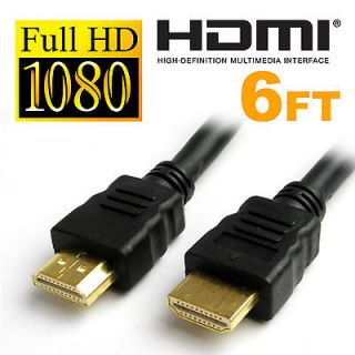 6FT HDMI 1080p 1080i 720p 1.8m cable support Xbox PC Ps3 Full HD HDTV