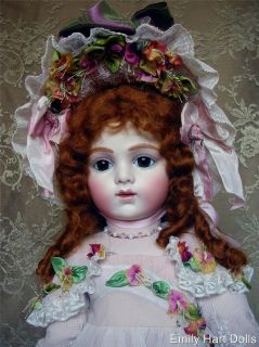   Bru jne 14 Antique Reproduction bisque doll by Emily Hart Vintage Lace