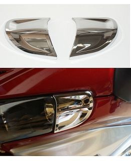   GOLDWING CHROME CONTOUR HEADLIGHT COVER TRIMS GL 1800 GOLD WING 2012