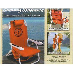   Tommy Bahama Backpack Cooler Beach Chair w/Storage Pouch&Towel Bar NEW