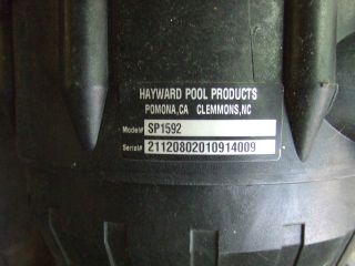 hayward above ground pool pump