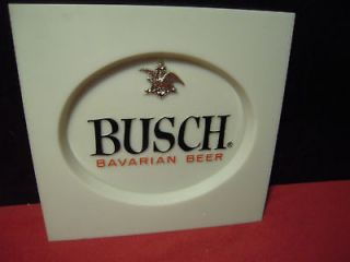 Vintage Busch Bavarian Beer Sign Front Insert to a Sign