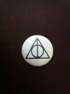 Harry Potter Deathly Hallows Symbol Button OR Magnet Horcrux Snape 