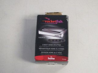 Rocketfish RF G1182 2 Way 3D Enabled HDMI Splitter