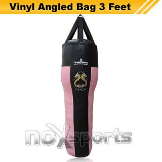   Punch Bag Kick Boxing Upper Cut Bags Pink Black with Punchbag Gloves