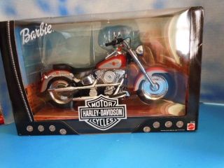 1999 Mattel Harley Davidson Fat Boy Motorcycle NRFB