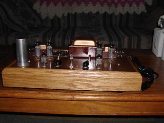 Custom vintage style stereo tube amplifier amp