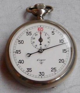 WWII stop watch of Germany Airforce; WAGNER, Luftwaffe issue / RLM 