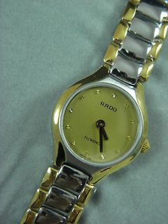Rado Florence Two Tone Ladies Watch R20484712 gold dial brand new