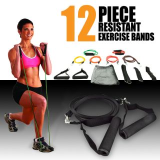   Exercise Bands Fitness Gym Workout use for Fit Abs Bicep Yoga