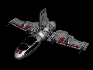 Pinook Fighter Star Wars Spacecraft Wood Model