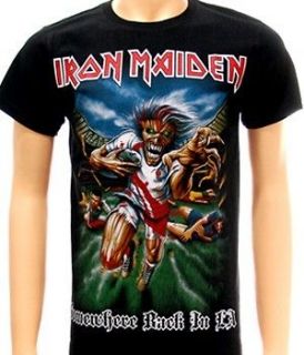 Iron Maiden Rock The Trooper Heavy Metal T shirt Sz M Hard Black