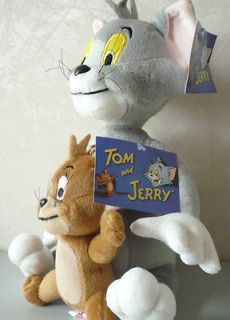 32cm Tom And 18cm Jerry Plush Doll Soft Cute Toy –Rare & with TAG