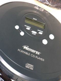   Classic Black Memorex Portable CD Player+Car Kit+AC adapter+case