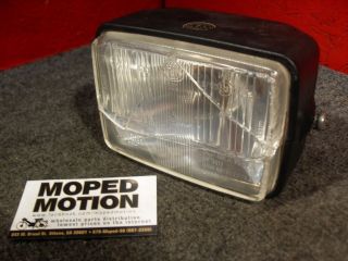   50cc LX CEV Front Headlight Head Light   Parts Only @ Moped Motion