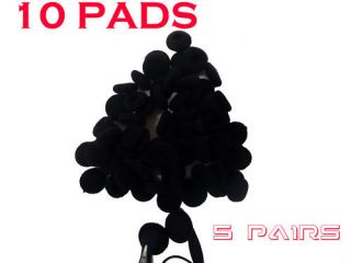 10 x White EarBud EarPhone HeadPhone Foam Sponge Replacement Pads 
