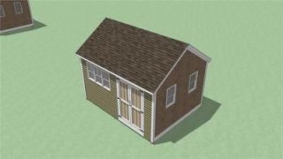 12 x 16 Storage Shed Plans Gable Roof Step By Step How To Build Guide 