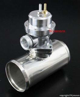 Type S TURBO BLOW OFF Valve BOV DV + 2.25 Stainless Steel ADAPTER 