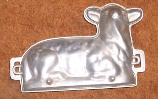 vintage lamb cake mold in Collectibles