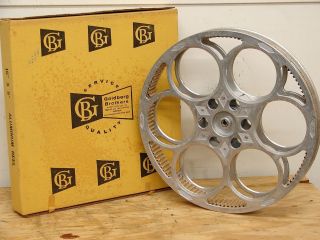   Vintage 35mm Movie Theater Film Reel DECO Goldberg cinema projector