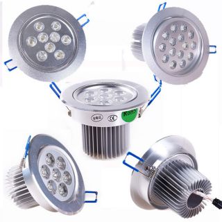 3W 5W 7W 9W 12W 15W 18W LED Ceiling light Recessed lamp Downlight 