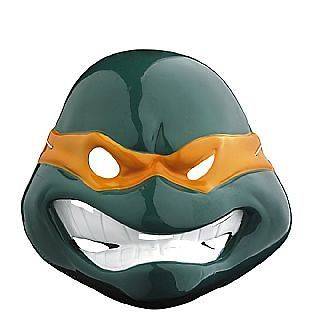   Mutant Ninja Turtles TMNT Michelangelo Vacuform Plastic Costume Mask