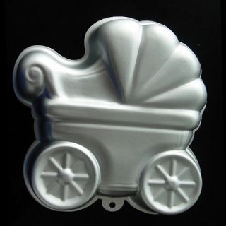 3D Baby Carriage Fondant Cake Sugarcraft Pan Baking Tools Mold 