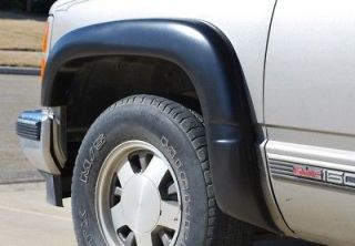   FLARES (S/4) EX WIDE STYLE SMOOTH 99 02 CHEVY C/K 3500 NO DUALLY