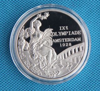 1928 Amsterdam Olympic Winner Silver Medal Commemorative Coin