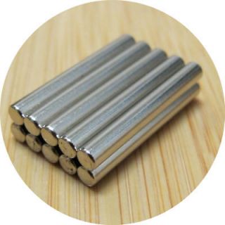 10 Neodymium stick 1/8 inch X 1 rare earth magnets rod