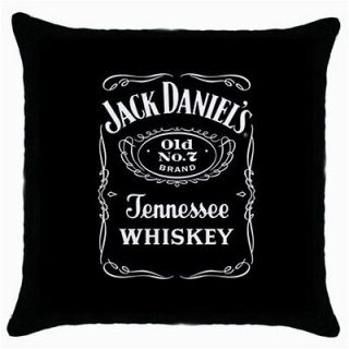 Jack Daniels Tennessee Whiskey Throw Pillow Case