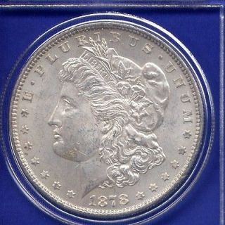 1878 morgan silver dollar in 1878 84