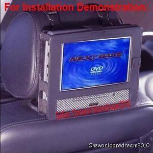   Car Headrest Mount Holder for 7 inch Screen Portable DVD Player Case
