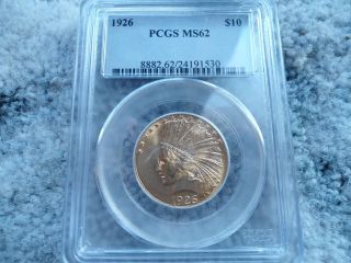 1926 ms 62 Indian 10 dollar gold eagle coin usa graded