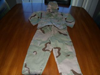 Boys/Girls Desert Camo Uniform made by Trooper **Sz 2/Complete/Near 