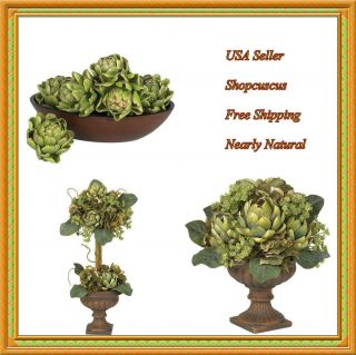 Artichoke Wreath/Centerpiece/Topiary/Floral Wreath 4686 4628 4635 4633 