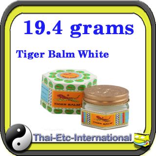 19.4 g TIGER BALM White Herbal Pain Relief Ointment Balm Jar Natural 