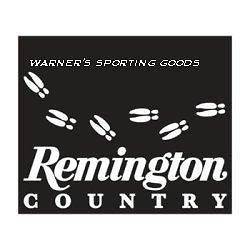 Remington Country Deer Tracks White Vinyl Decal