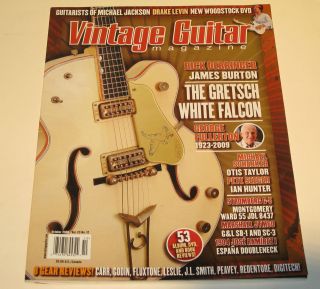2009 VINTAGE Guitar GRETSCH WHITE FALCON G&L SB 1 SC 3